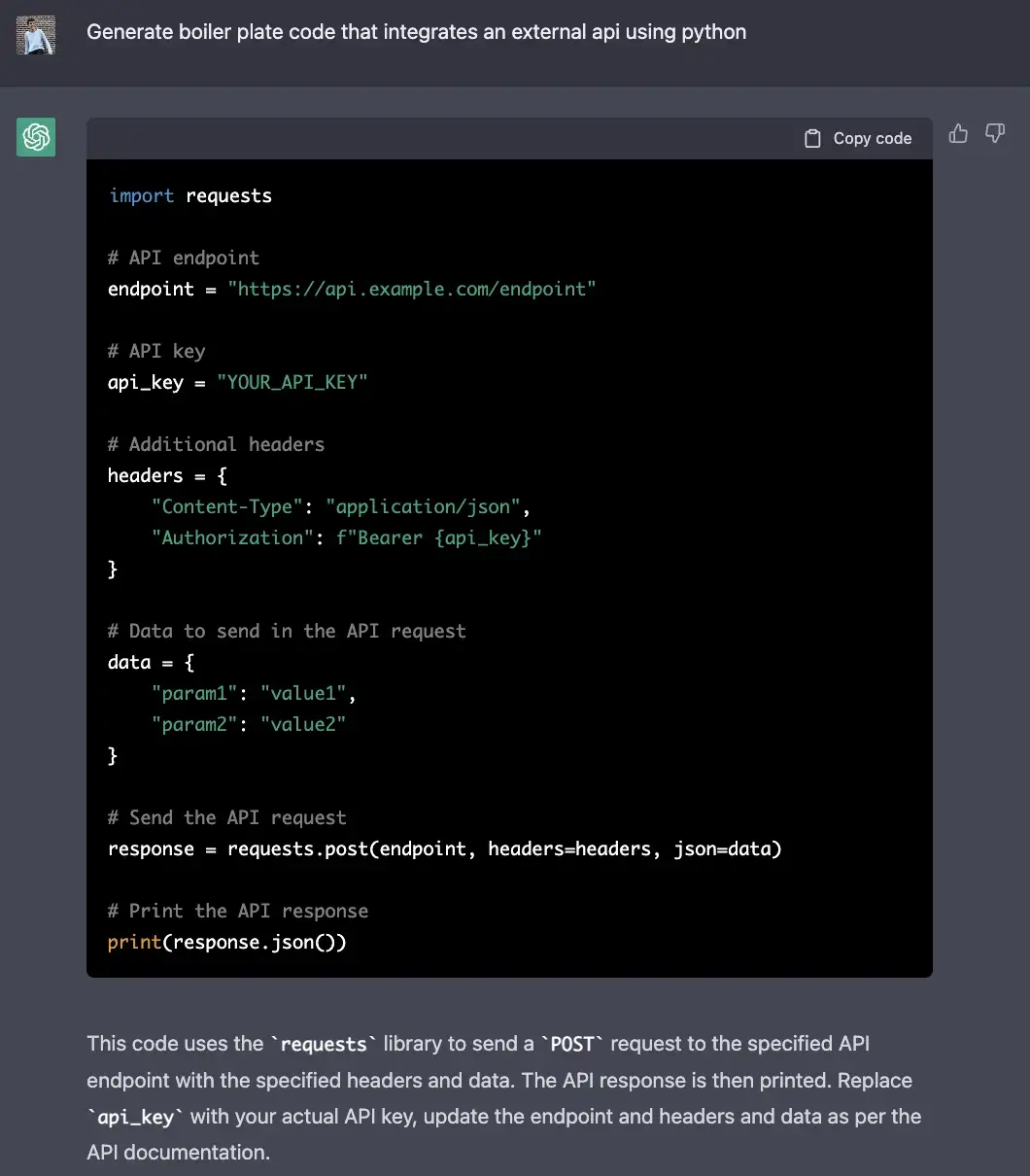截图与ChatGPT聊天。ChatGPT