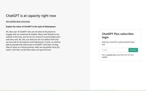 ChatGPT服务器炸了!超亿用户狂涌入,微软紧急出手? ChatGPT服务器炸了!超亿用户狂涌入,微软紧急出手?