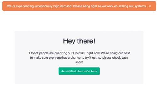 ChatGPT服务器炸了!超亿用户狂涌入,微软紧急出手? ChatGPT服务器炸了!超亿用户狂涌入,微软紧急出手?