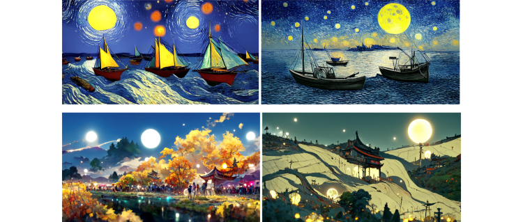 尝试新奇!飞桨文心ERNIE-ViLG引领AI作画风潮,一键生成专属国风美图,你准备好了吗?🚀中秋 尝试新奇!飞桨文心ERNIE-ViLG引领AI作画风潮,一键生成专属国风美图,你准备好了吗?🚀中秋