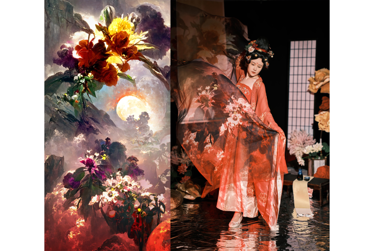 尝试新奇!飞桨文心ERNIE-ViLG引领AI作画风潮,一键生成专属国风美图,你准备好了吗?🚀中秋 尝试新奇!飞桨文心ERNIE-ViLG引领AI作画风潮,一键生成专属国风美图,你准备好了吗?🚀中秋