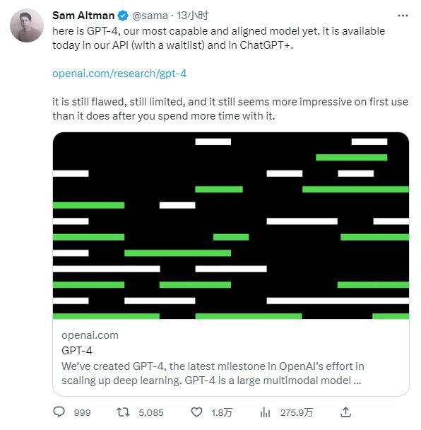 ChatGPT接班人降临？GPT-4能否颠覆科技，答案或许就藏在这些新能力中...