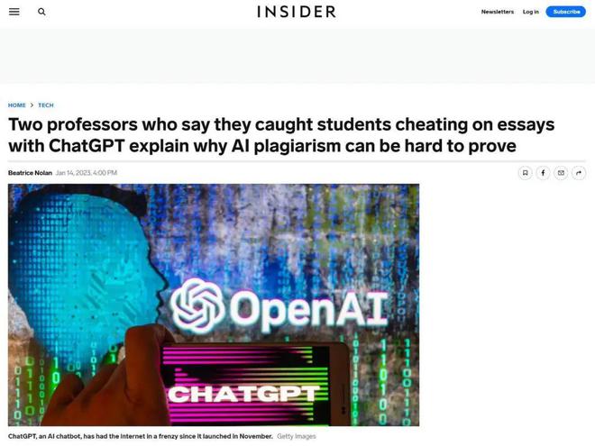 ChatGPT爆雷！大学教授发现学生论文竟是AI写的，你怎么看？