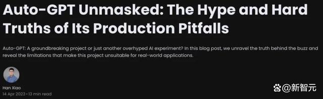 淘汰ChatGPT的Auto-GPT是炒作?自己跑代码,GitHub已破5万星 淘汰ChatGPT的Auto-GPT是炒作?自己跑代码,GitHub已破5万星