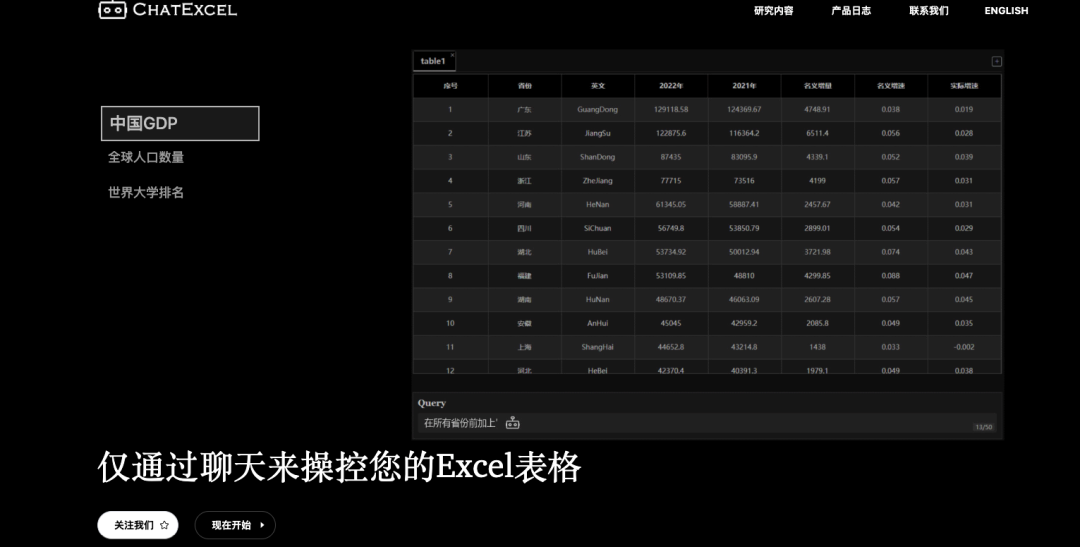ChatExcel:文件对话框开启Excel数据魔法,你的私人表格助手?
