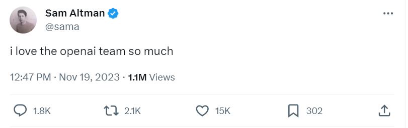 《AI巨头OpenAI内部政治大变动：创始人山姆·奥特曼和格雷格·布洛克曼被罢免》