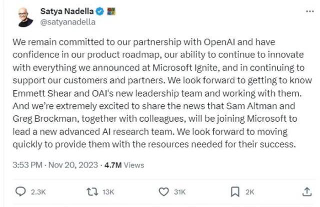 《奥特曼离职背后:微软与OpenAI的宫斗大揭秘》 《奥特曼离职背后:微软与OpenAI的宫斗大揭秘》