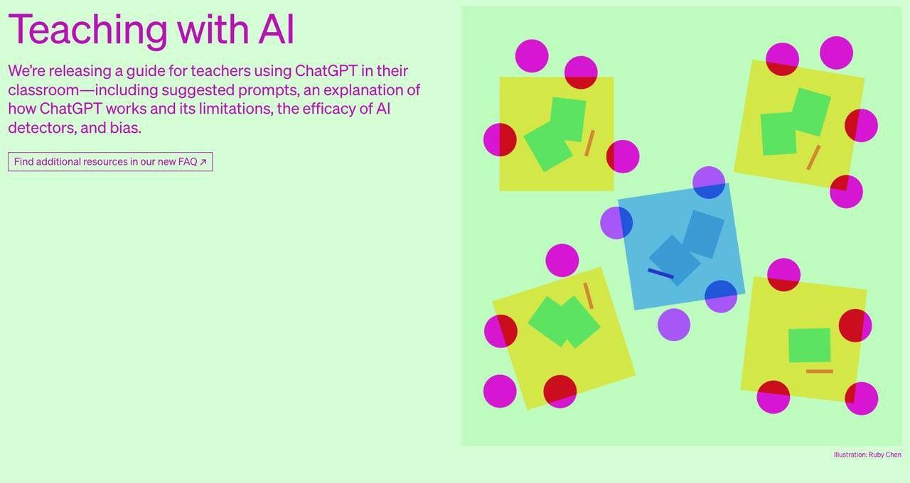 OpenAI 首次发布ChatGPT课堂使用指南,哈佛耶鲁也开始用AI当老师 OpenAI 首次发布ChatGPT课堂使用指南,哈佛耶鲁也开始用AI当老师