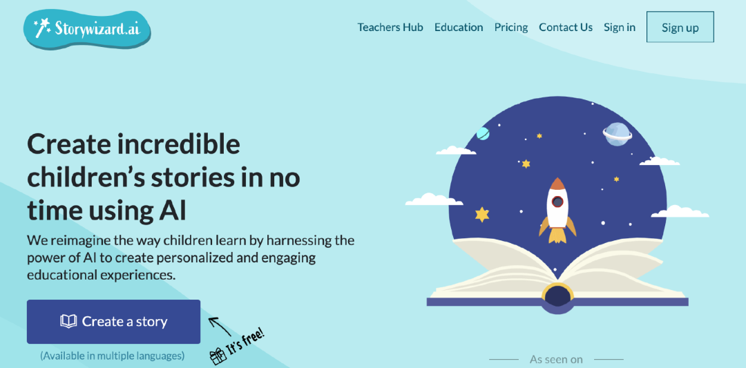 你是否想要创造独特又迷人的故事?StoryBooks、StoryWizard.ai、MyWonde 你是否想要创造独特又迷人的故事?StoryBooks、StoryWizard.ai、MyWonde