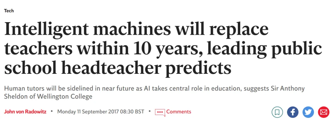 AI教师现身港科大、印度高中!1000万人将失业?被颠覆的时代,孩子未来何去何从? AI教师现身港科大、印度高中!1000万人将失业?被颠覆的时代,孩子未来何去何从?