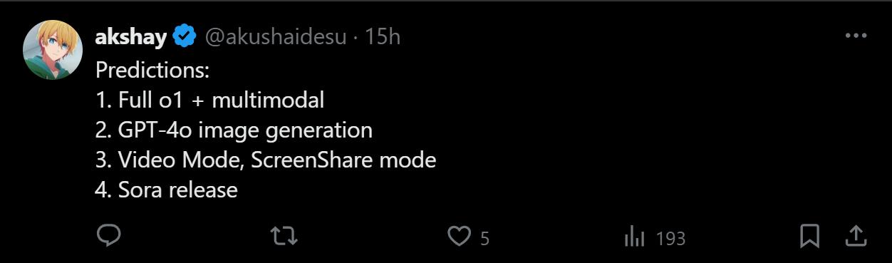 Sora终于要来了?OpenAI放出“王炸”,奥尔特曼透露:AI智能体有望明年实现,AGI的到来将比大多数人预期的早 Sora终于要来了?OpenAI放出“王炸”,奥尔特曼透露:AI智能体有望明年实现,AGI的到来将比大多数人预期的早